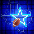 Cowboy Football Neon Sign Texas Neon Sign by Unknown