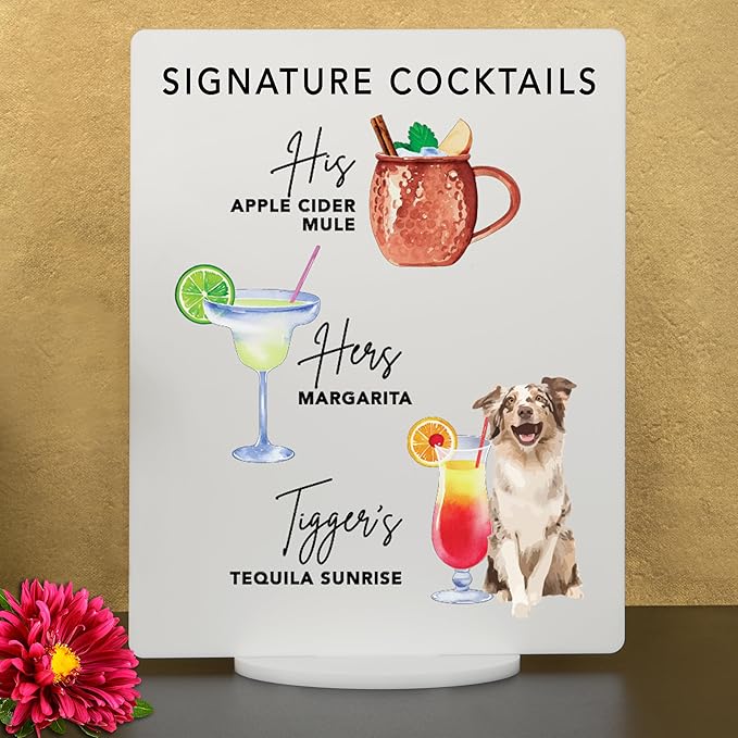 Pet Signature Drink Wedding Signs - Image 2