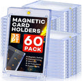 60ct Magnetic Card Holders, 35pt One Touch Card Holder, U-V Protection Hard by Zenowick