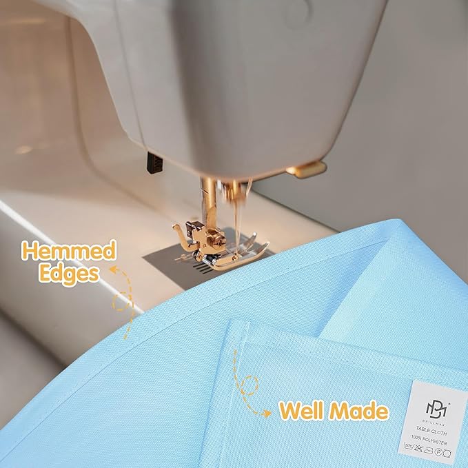 BRILLMAX 6 Pack Light Blue Tablecloths - Image 4