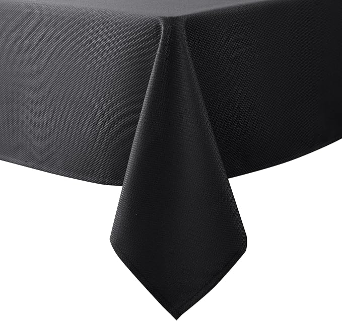 Biscaynebay Textured Fabric Tablecloths 70x120 Inches Rectangular, Wedding and by Biscaynebay