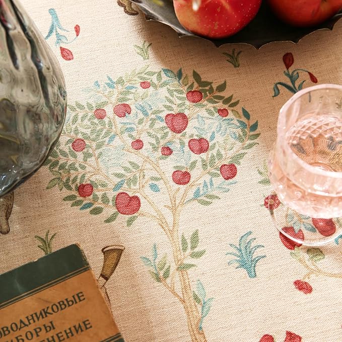 patdrea Designer Beige Tablecloth - Image 6