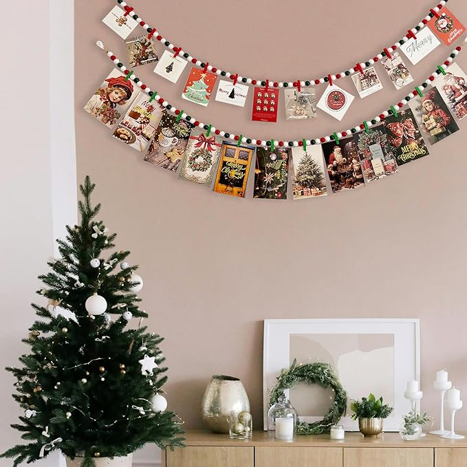 2PCS Christmas Hanging Photo Display - Image 2