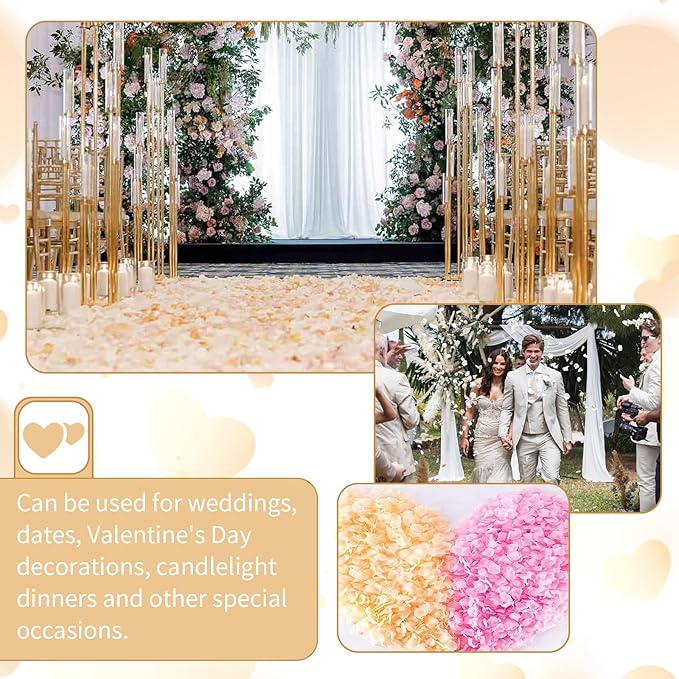 1000 Pcs Artificial Fake Rose Petals, Flower Petals - Image 6