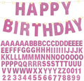 TaoBary 112 Pcs DIY Letter Kit Glitter Customizable Banner Letters Include 107 by TaoBary