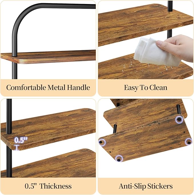 Cupcake Stand, 3 Tier Wood Cupcake Stand - Image 4