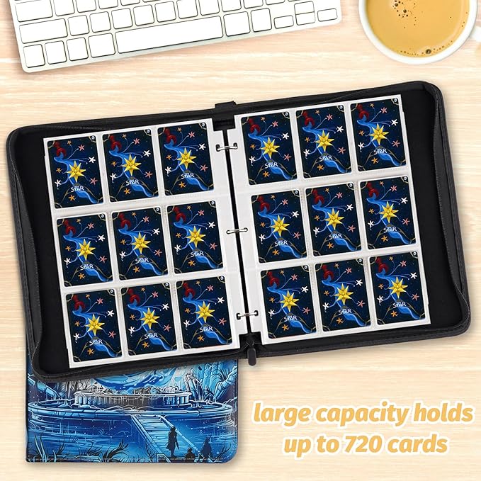Card Binder for MTG Cards, Premium 9 Pocket Card Binder for Trading Cards - Image 6