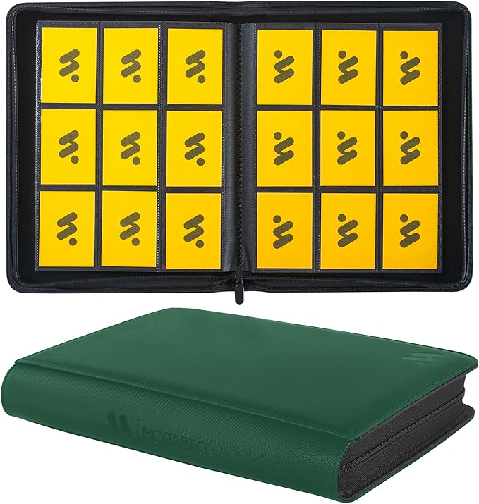 Card Binder 9 Pocket, Trading Card Binder Holds up to 360 Cards by MORABTO