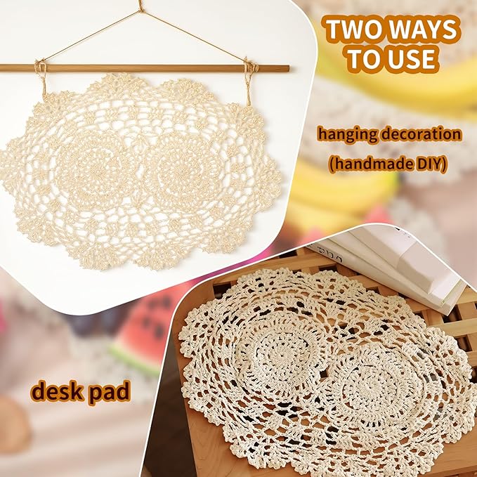 2-Pack Vintage Lace Placemats - Image 4