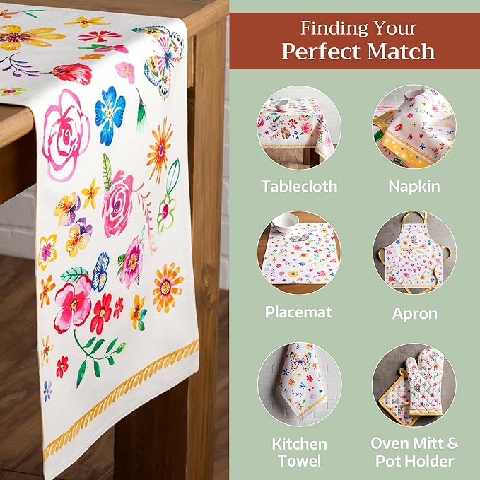 Maison d' Hermine Table Runner 100% Cotton Double Layer Table Runners 108 - Image 5