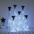 Decorman 10 Pack Solar Wine Bottle Lights 20 LEDs Waterproof Fairy Cork String by Decorman