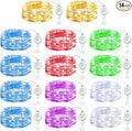 Brightown 14 Pack 6 Color LED Fairy Lights Battery Operated String Lights by Brightown