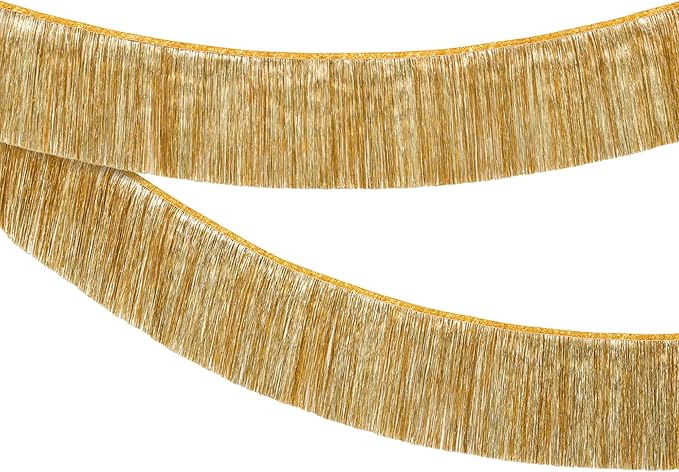 KatchOn, Large Champagne Gold Fringe Garland by KatchOn