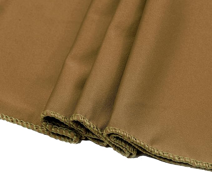 VDS Pack of 75 PCS | Mocha | Spandex Chair Sashes Bows Without Buckle | Stretch - Image 4