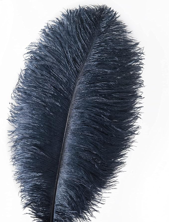 Ballinger Navy Blue Ostrich Feathers Plumes - Image 2