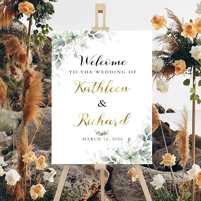 Welcome To Our Wedding Sign, Wedding Decorative Signage, Wedding Directional - Image 3