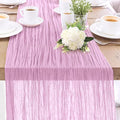 1-Pack Pink Cheesecloth Table Runners – 10FT Boho Rustic Gauze Fabric Cheese by Unknown