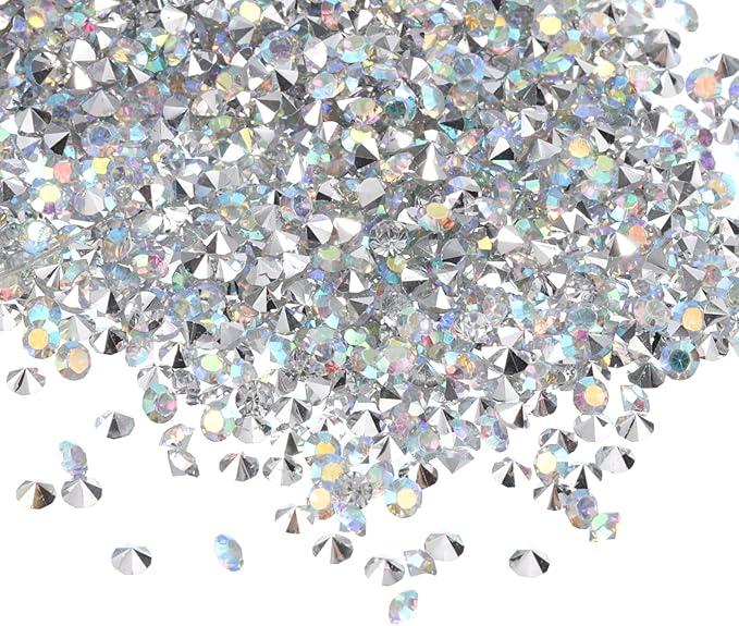 PATIKIL 14000Pcs Wedding Table Scatter Confetti Crystals 3mm Acrylic Diamonds by PATIKIL