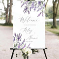 Generic Personalized Wedding Welcome Sign, 18x27 inches, Modern Style, by CENOVACY
