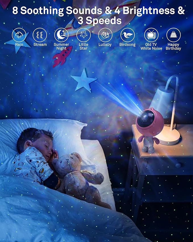 AIRIVO Galaxy Projector, Astronaut Star Projector - Image 2