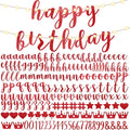 TaoBary 167 Pcs DIY Banner Kit Happy Birthday Glitter Banner Customizable by TaoBary