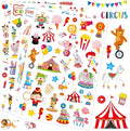 Cute Carnival Circus Stickers 820 Count Party Goodie Gifts Bags Decor Red White by MoShining