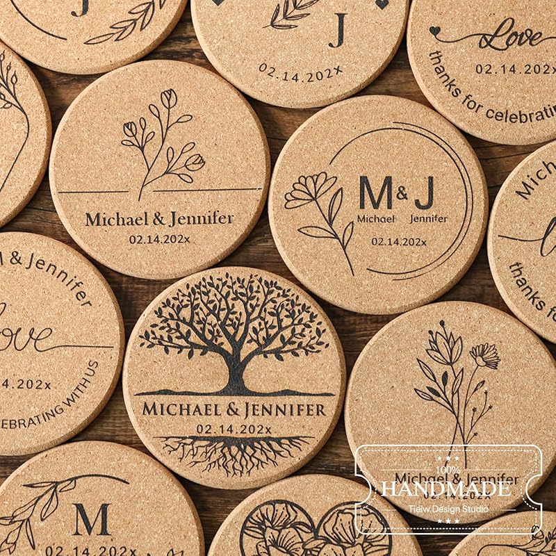 Personalized Cork Coasters - Image 2