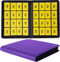 Premium 1000+ Pockets Card Binder, 16 Pockets Trading Card Binder Ringless Side by MORABTO