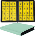 Premium 1000+ Pockets Card Binder, 16 Pockets Trading Card Binder Ringless Side by MORABTO