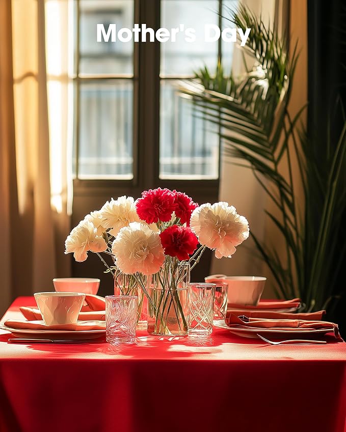 Pureegg Plastic Table Cloth Disposable 10 Pack, 54 x 108 Inch Table Cloths - Image 9