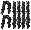 PARTY JOY Black Artificial Maple Leaf Garland by Unknown