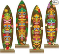4 Pcs Surfboard Decorations for Party Welcome to Paradise Sign Tropical Bar by Unknown