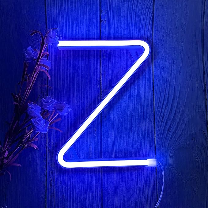 ENUOLI Blue Neon Letter Sign by ProfessionalinNeonLights