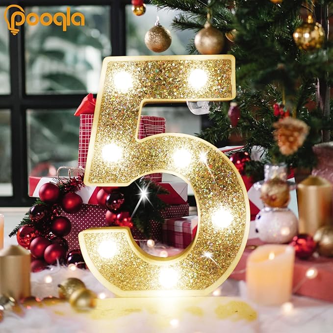 Pooqla Marquee Light up Numbers, Lighted Numbers - Image 5