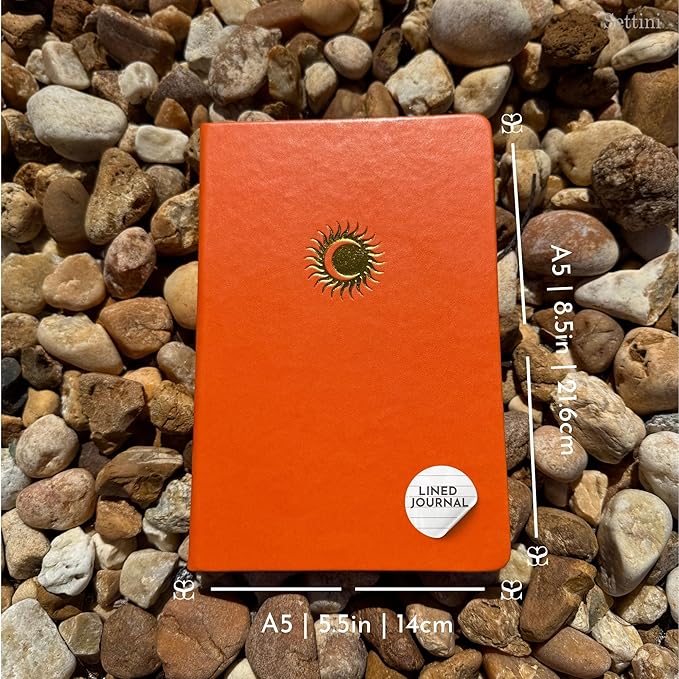 SETTINI Lined Journal, 192 Archival-Quality Pages, QuillEase Bleed-Free Paper - Image 3