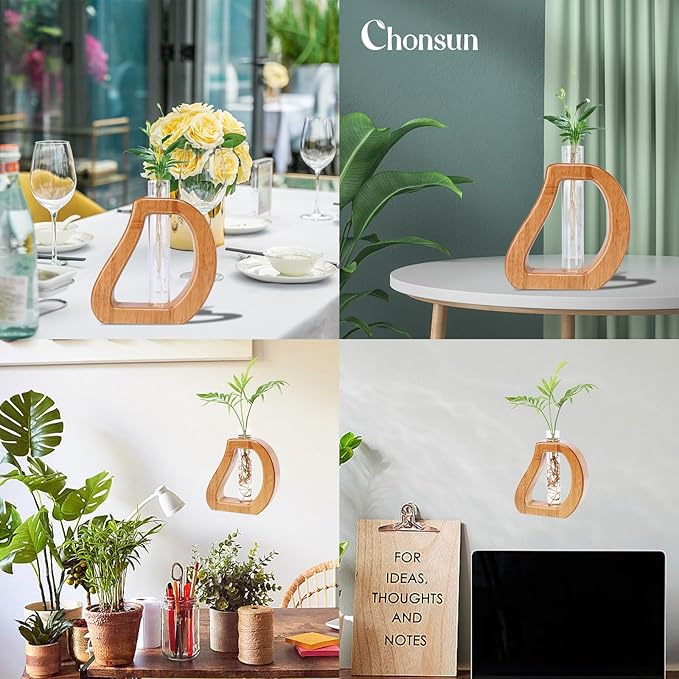 Plant Propagation Stations Wall Hanging Terrariums Home Decor Plants Glass Test - Image 6