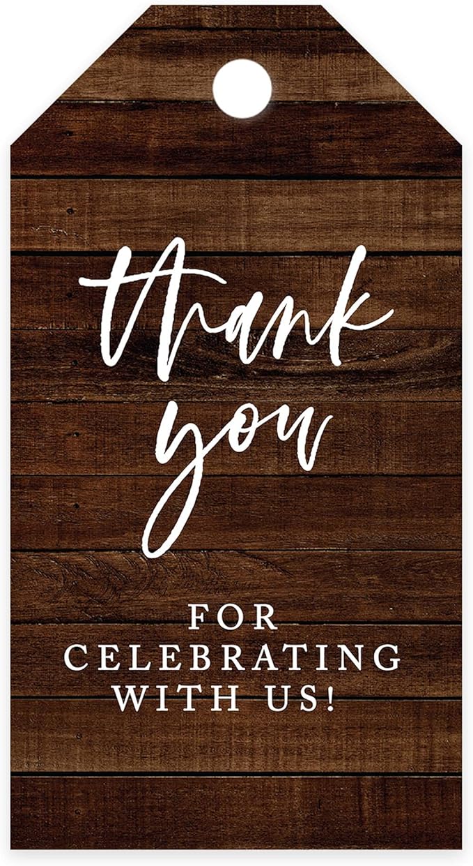 Andaz Press 100-Pack Thank You for Celebrating by AndazPress