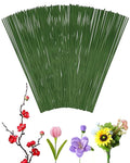 100 PCS FIVEIZERO 18 Gauge Green Floral Wire Stems by FIVEIZERO