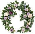 Ling's Moment 5FT Light Purple Artificial Flower Arch by LingsMoment
