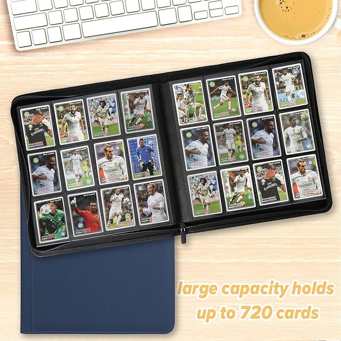 Trading Card Binder 12 Pocket, 720 Pockets Card Binders, Card Collection Binder - Image 4