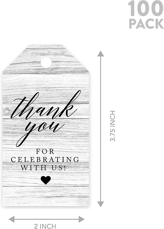 Andaz Press 100-Pack Thank You for Celebrating - Image 5