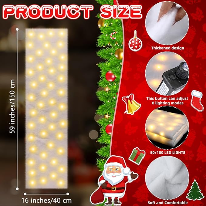 VIHOSE Christmas Snow Blanket - Image 2
