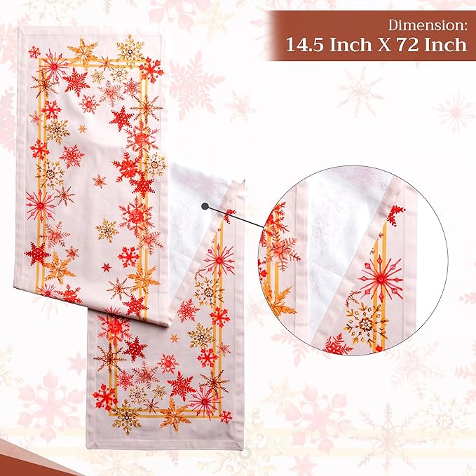 Maison d' Hermine Table Runner 100% Cotton Single Layer Table Runners 72 inches - Image 4