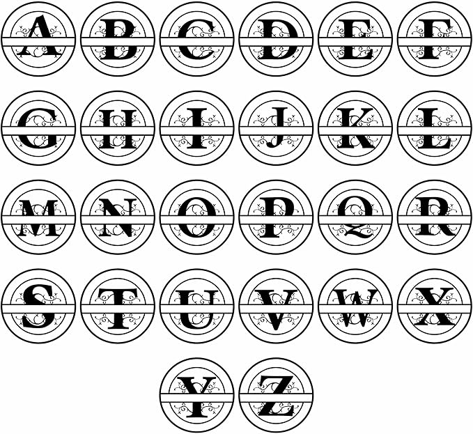 Personalized Metal Name Signs, Split Letter Monogram Wall Decor, Custom Last - Image 4