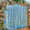 30×10ft Blue Tulle Backdrop Curtain by WishCare