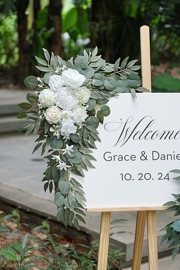 Artificial Flower Swag Set of 2 - Image 4