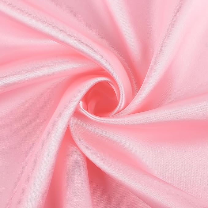 Aneco 12 Pieces Satin Napkins Soft Dinner Napkins Multicolor Square Weddings - Image 3