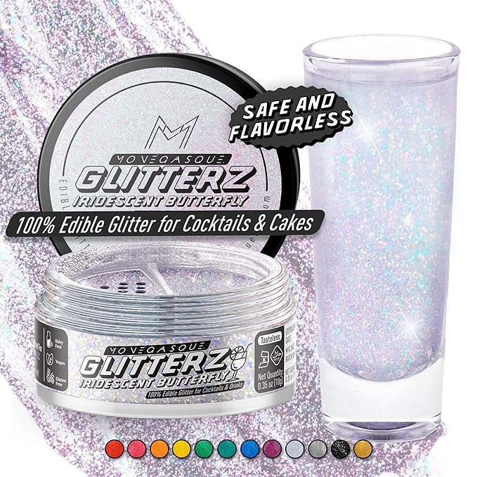 MONÉGASQUE Iridescent Edible Glitter by MON%C3%89GASQUE