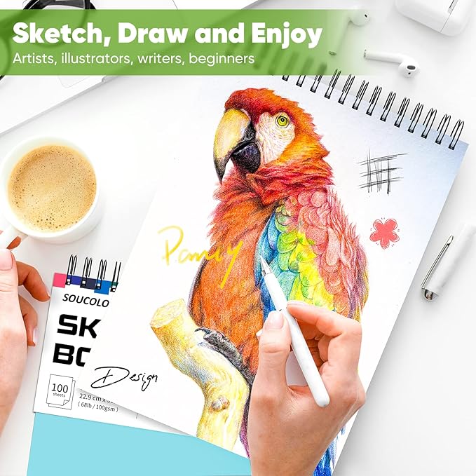 Soucolor Art Supplies Sketching Kit - Image 8