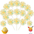 Ephlyn 30Pcs Foil Firework Cupcake Toppers Sparkle Tinsel Drink Birthday Cake by Ephlyn